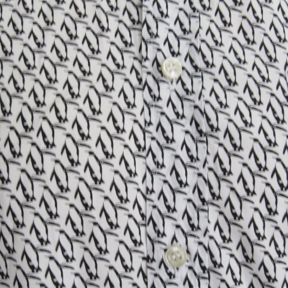 Paul & Shark Yachting Men's Button-Down Shirt Penguins Made in Italy Sz M 15 EUC - Picture 10 of 15
